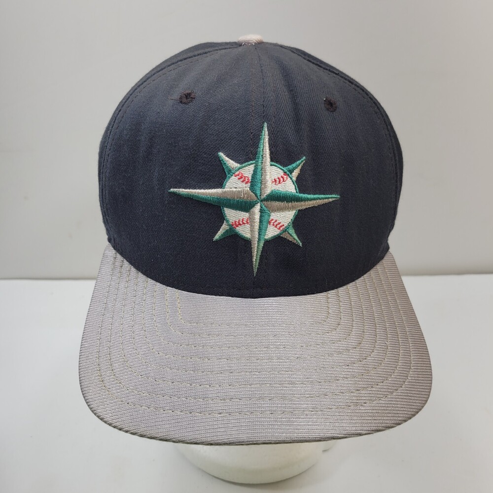Seattle Mariners MLB New Era Cap Hat Mens One Size Black Gray Sports Baseball